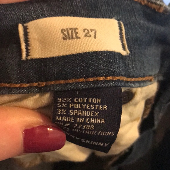 Madewell medium wash skinny jeans SZ 27 - Picture 5 of 6